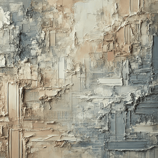 Fragments of Time - Abstract Wall Art Print Print Material