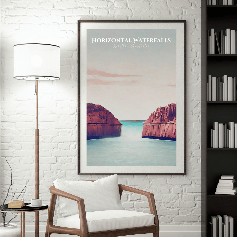 Horizontal Falls – Majestic Kimberley Waterfalls Art Print Decor Print Material