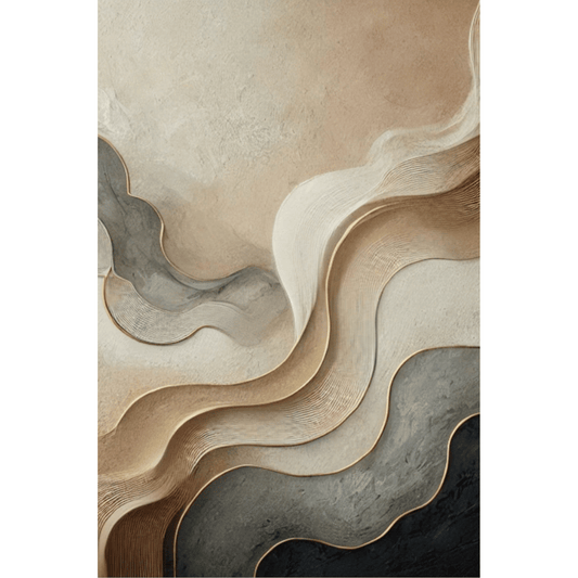 Abstract Elevation Luxurious Wall Art Print Print Material