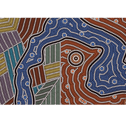Mother’s Spirit – Aboriginal Wall Art | Stretched & Framed Canvas (Copy) Print Material