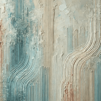 Harmonic Layers Abstract Wall Art Print Material