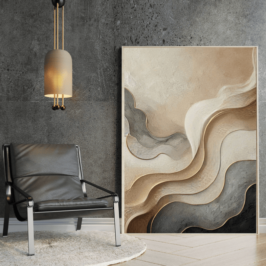 Abstract Elevation Luxurious Wall Art Print Print Material