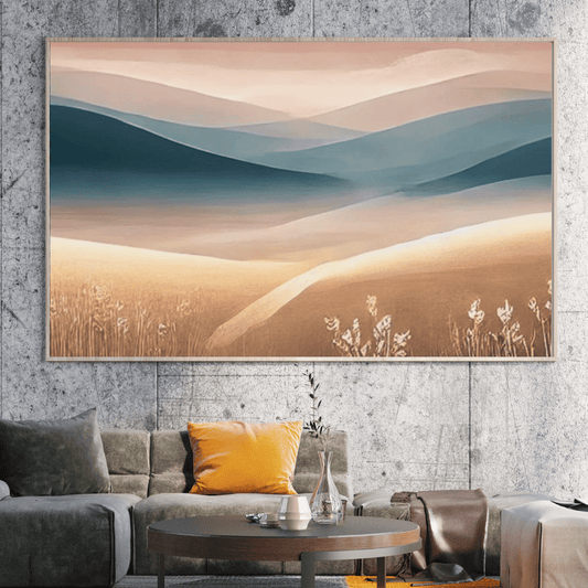 Dusk Over the Hills Wall Art Print Print Material