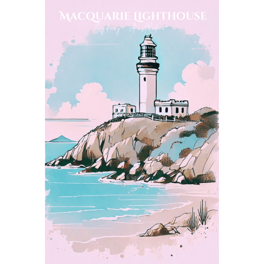 Macquarie Lighthouse Australia Canvas Wall Art Print Decor Print Material