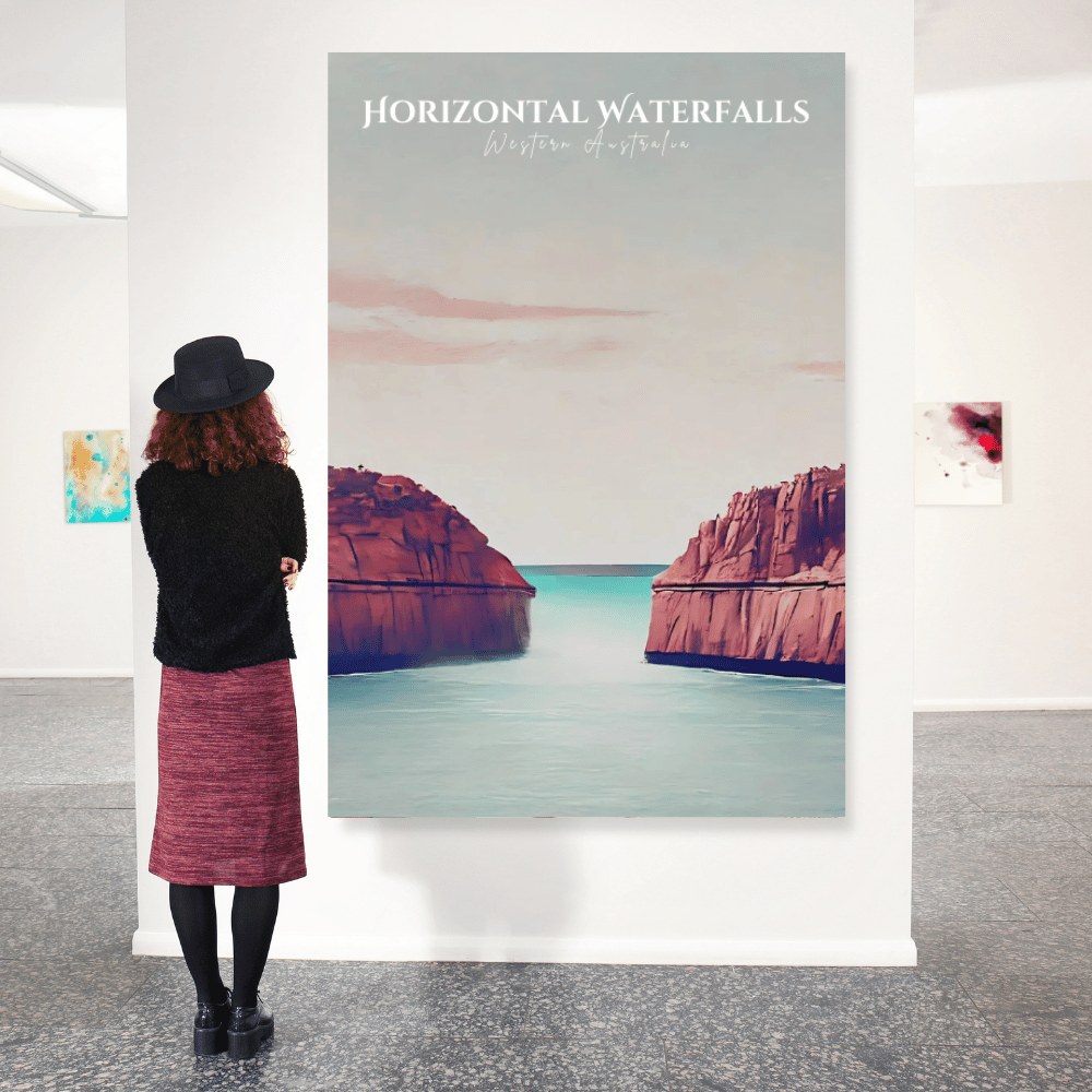 Horizontal Falls – Majestic Kimberley Waterfalls Art Print Decor Print Material