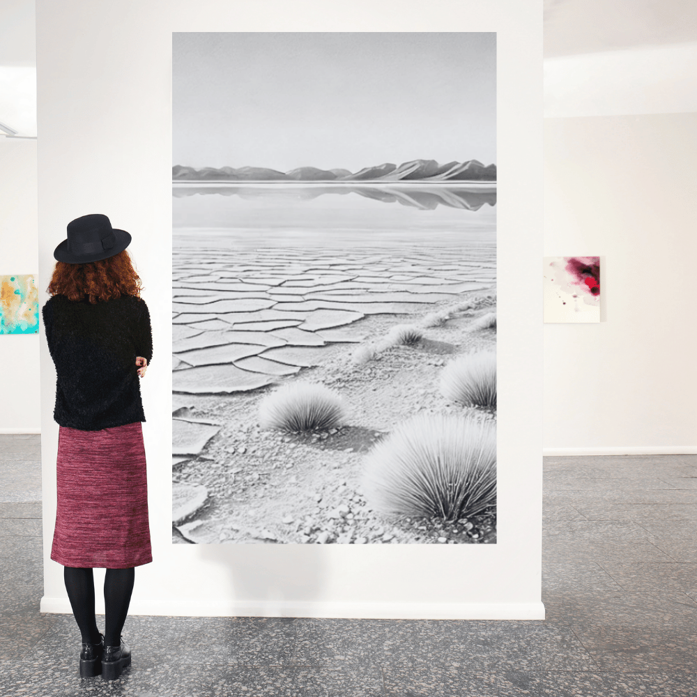 Silent Mirage - Australia Landscape Lake Canvas Wall Art Print Decor Print Material