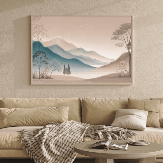 The Quiet Horizon Wall Art Print Print Material