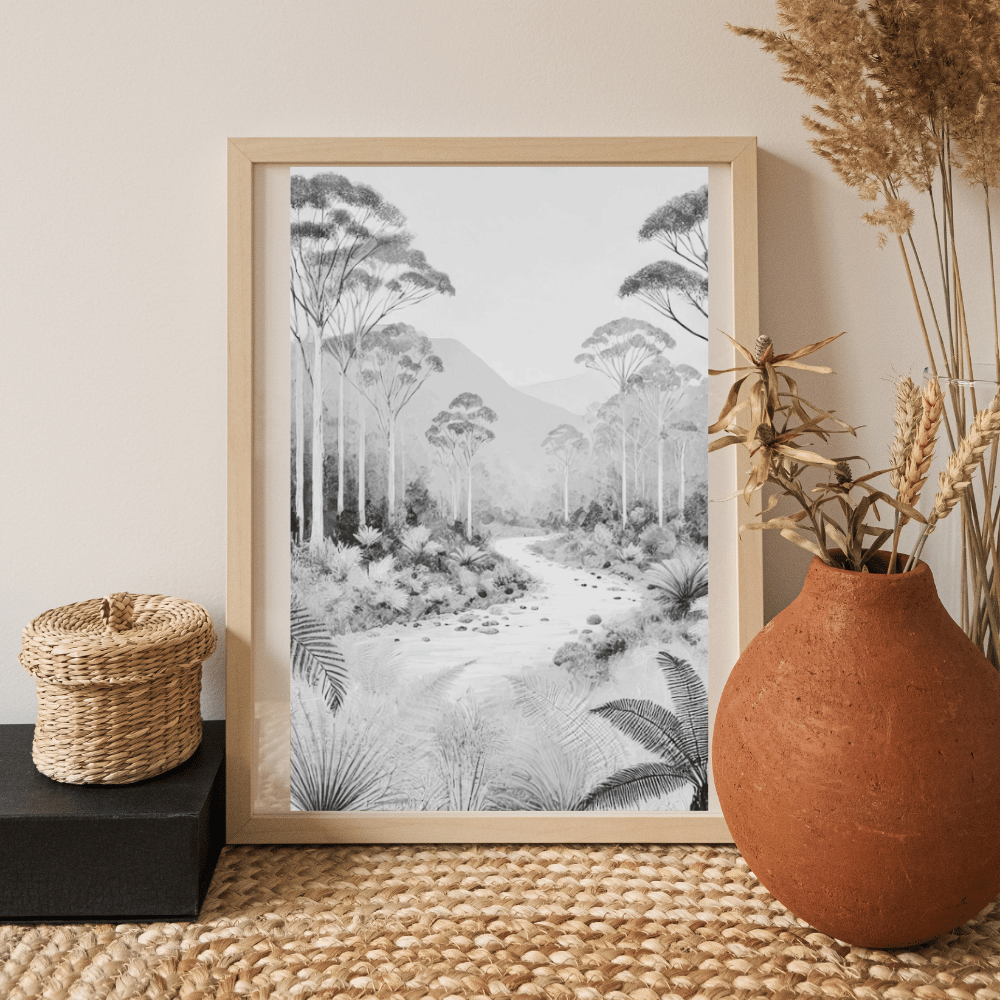 Whispers of Tarkine Forest - Australia Landscape Canvas Wall Art Print Decor Print Material