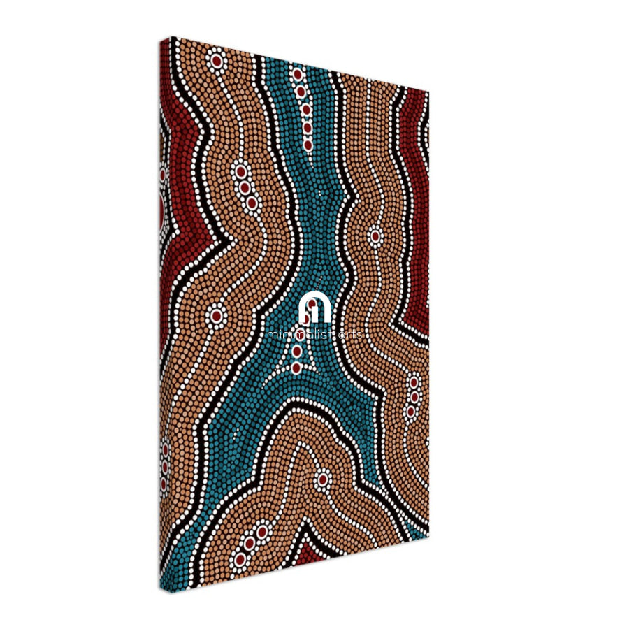 Ancestral Lands– Aboriginal Canvas Wall Art | Stretched & Framed Print Material