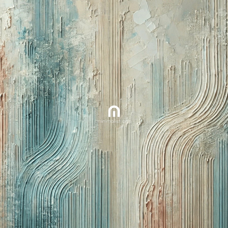 Harmonic Layers Abstract Wall Art Print Material