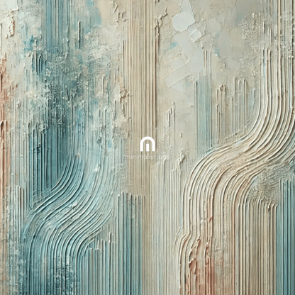 Harmonic Layers Abstract Wall Art Print Material