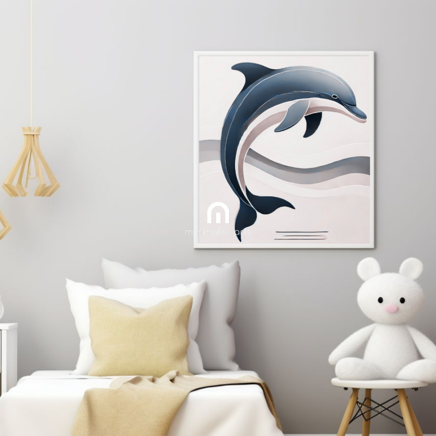 Mistral Dolphin Wall Art Print Print Material