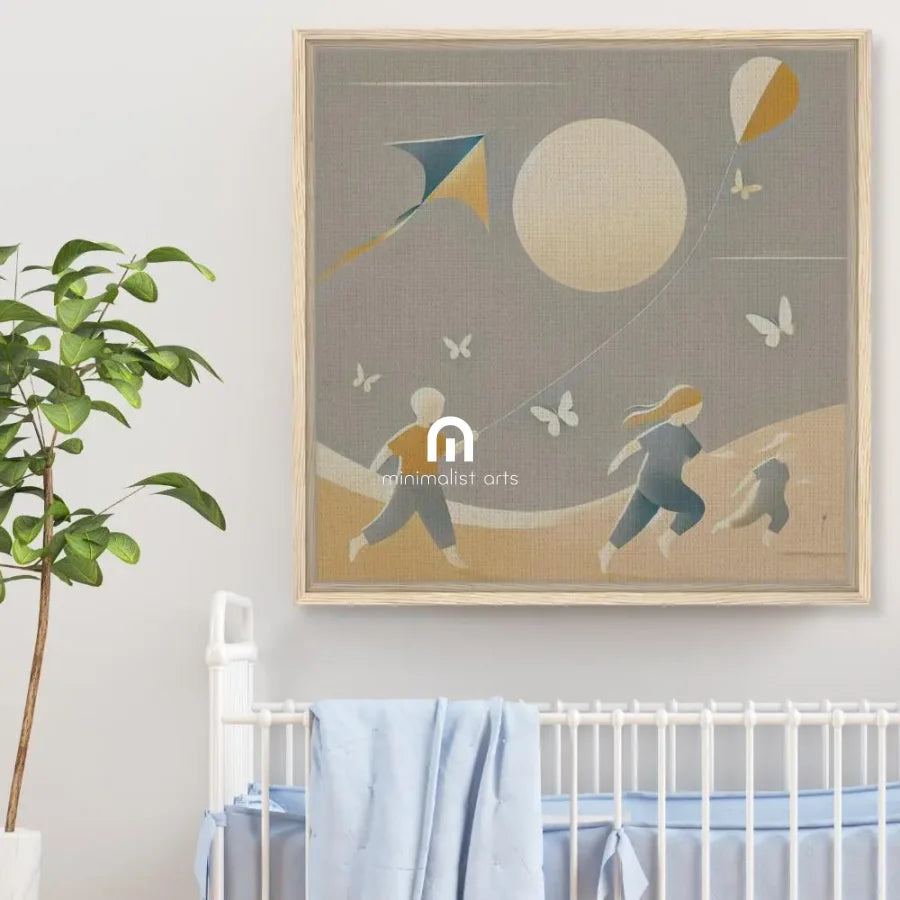 Playful Horizons Kids and Nursery Framed Canvas Wall Art | Poster Prints, Framed & Canvas Wall Arts | Minimalist Arts  