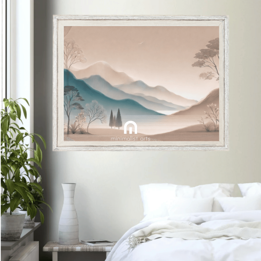 The Quiet Horizon Wall Art Print Print Material